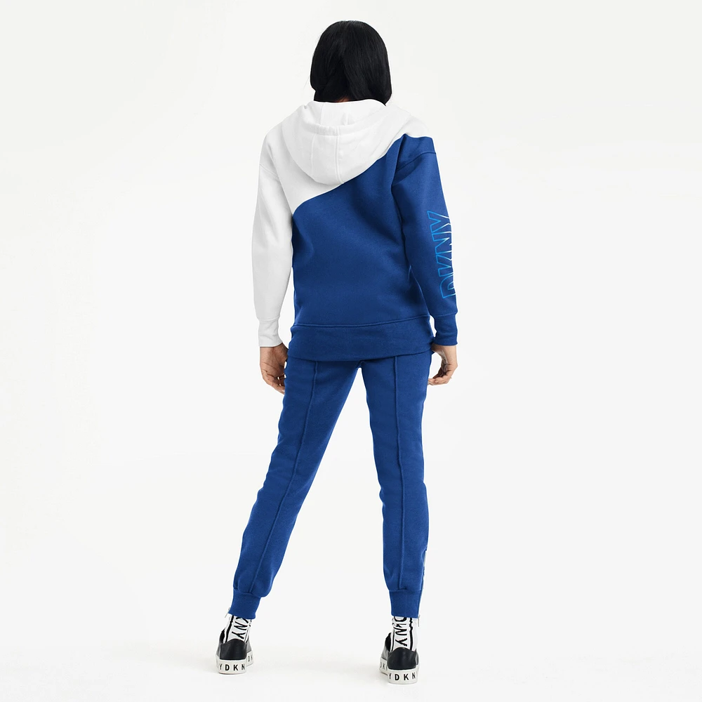 Women's DKNY Sport Blue Toronto Maple Leafs Gina Full-Zip Hoodie - Jacket