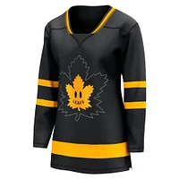 Women's Fanatics Black Toronto Maple Leafs - Alternate Premier Breakaway Reversible Custom Jersey