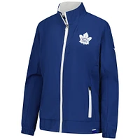 Women's Fanatics Blue Toronto Maple Leafs Authentic Pro Rink Coaches Full-Zip Jacket