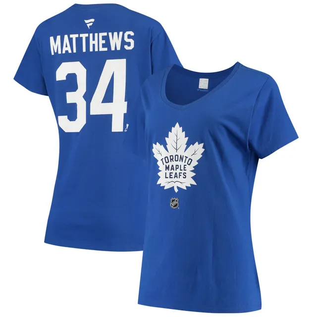 Toronto Maple Leafs Fanatics Branded Women's Iconic Slapshot Long Sleeve  Notch Neck T-Shirt - Blue/White