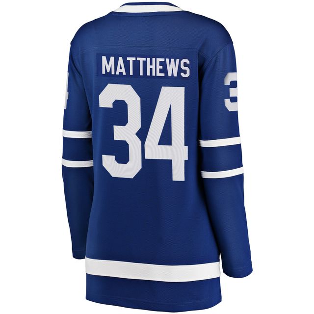 Men's Fanatics Branded Auston Matthews Royal Toronto Maple Leafs Breakaway Player Jersey