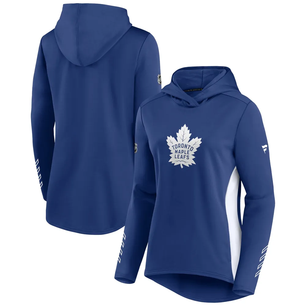Women's Toronto Maple Leafs Fanatics Branded Blue/Gray Take The Field  Full-Zip - Hoodie