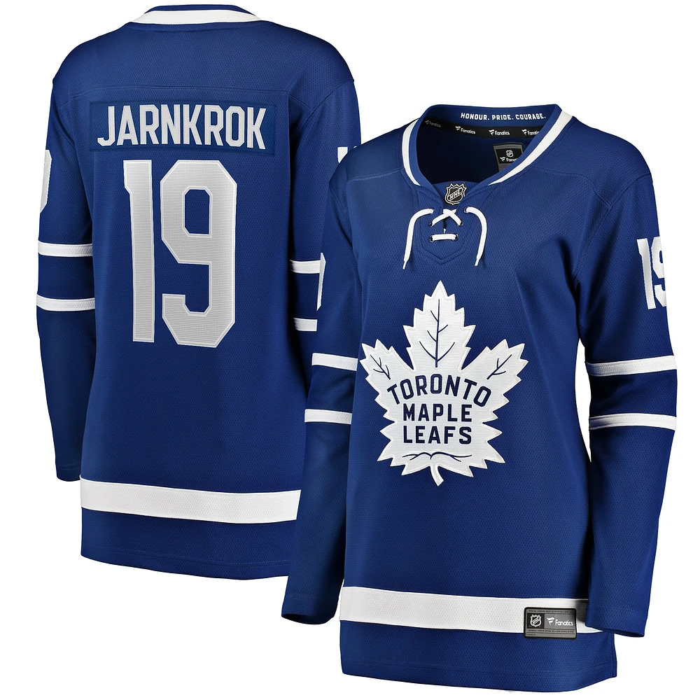 Fanatics pour femmes Calle Jarnkrok, joueur échappé à domicile des Maple Leafs de Toronto, bleu - Maillot