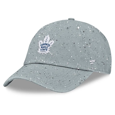 Casquette ajustable Fanatics pour femme, gris, Toronto Maple Leafs Snow Day