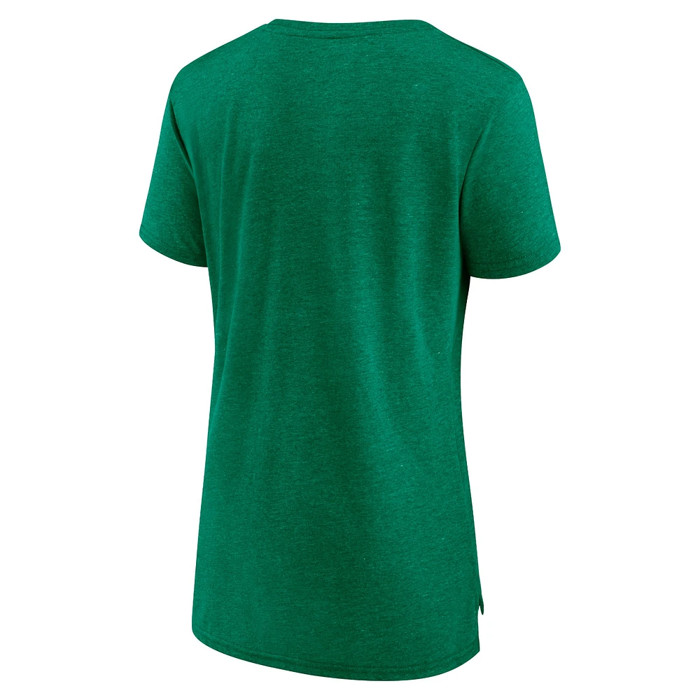 Fanatics Kelly Green Toronto Maple Leafs St. Patrick's Day Celtic Tri-Blend - T-shirt