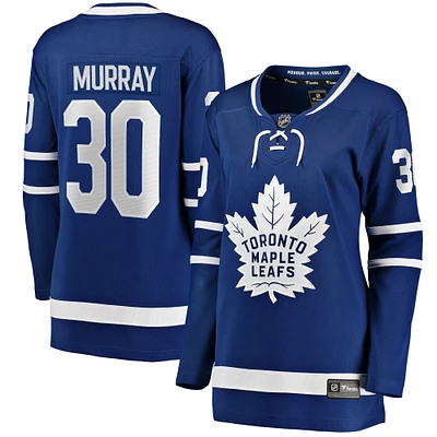 Maillot de joueur échappé à domicile Fanatics Matt Murray bleu des Maple Leafs Toronto pour femmes