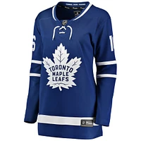 Maillot de joueur échappé des Maple Leafs Toronto Fanatics Mitchell Marner bleu pour femmes