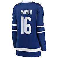 Maillot de joueur échappé des Maple Leafs Toronto Fanatics Mitchell Marner bleu pour femmes