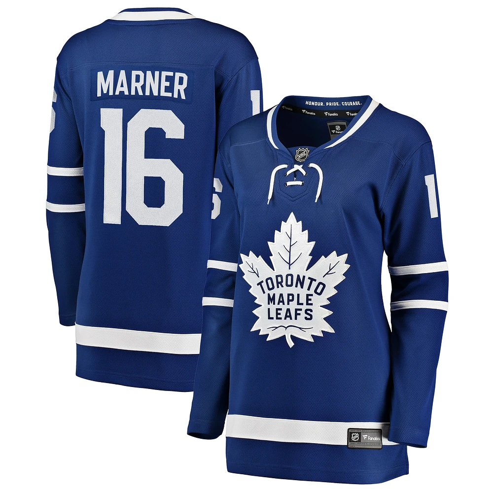 Fanatiques féminines de marque Mitchell Marner Royal Toronto Maple Leafs Breakaway - Maillot joueur