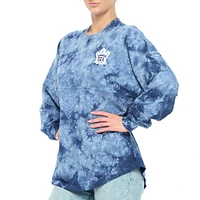 Women's Fanatics Navy Toronto Maple Leafs Crystal-Dye Long Sleeve T-Shirt