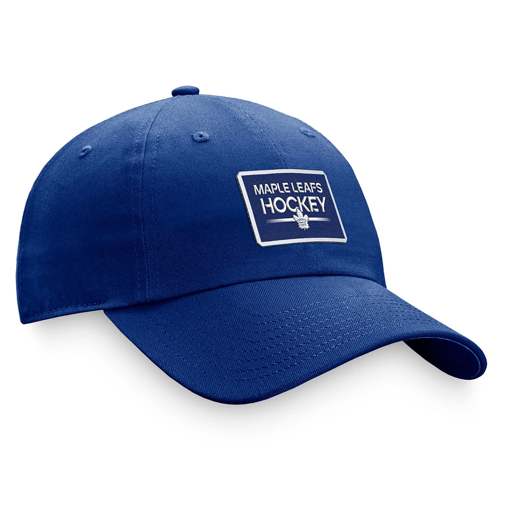 Casquette réglable authentique Pro des Maple Leafs de Toronto Fanatics pour femmes