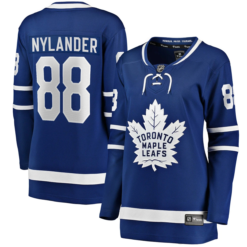 Fanatiques féminines de marque William Nylander Blue Toronto Maple Leafs Home Breakaway - Maillot joueur