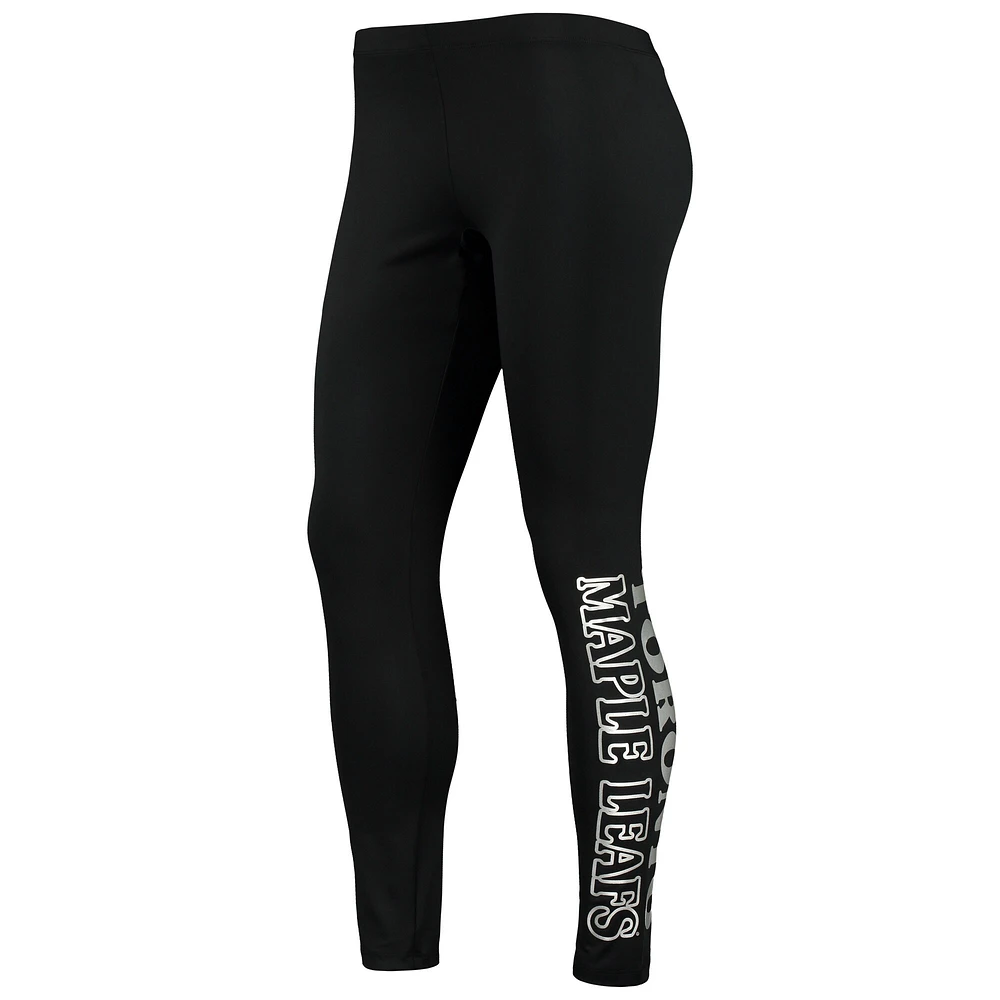 Women's G-III Sports by Carl Banks Black Toronto Maple Leafs Stadium Leggings