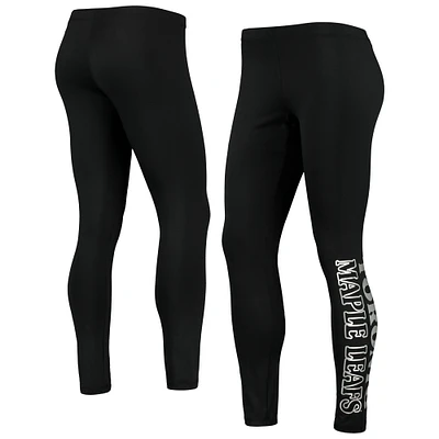 Women's G-III Sports by Carl Banks Black Toronto Maple Leafs Stadium Leggings