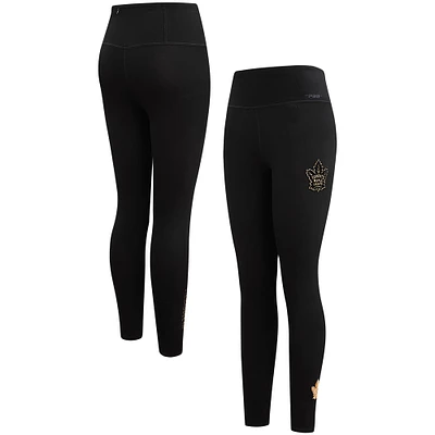 Legging tri-mélange Pro Standard noir des Maple Leafs de Toronto pour femmes