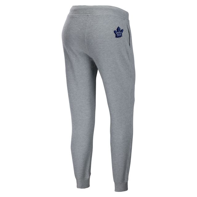 Ensemble de nuit WEAR by Erin Andrews gris chiné avec logo des Maple Leafs Toronto pour femmes