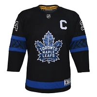 Maillot de joueur réplique à domicile noir Auston Matthews des Maple Leafs Toronto pour jeunes