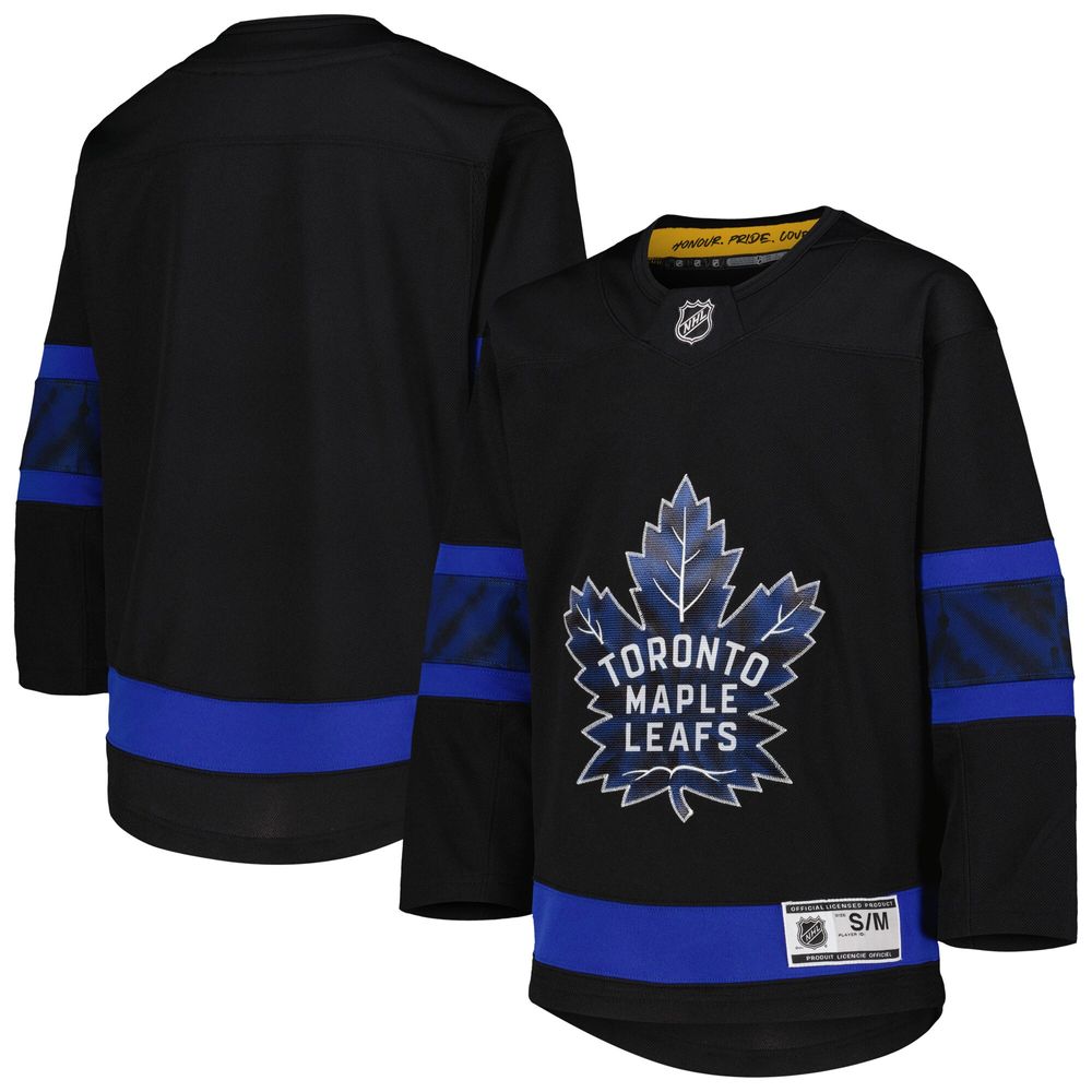 Youth Black Toronto Maple Leafs Alternate Premier Team Jersey