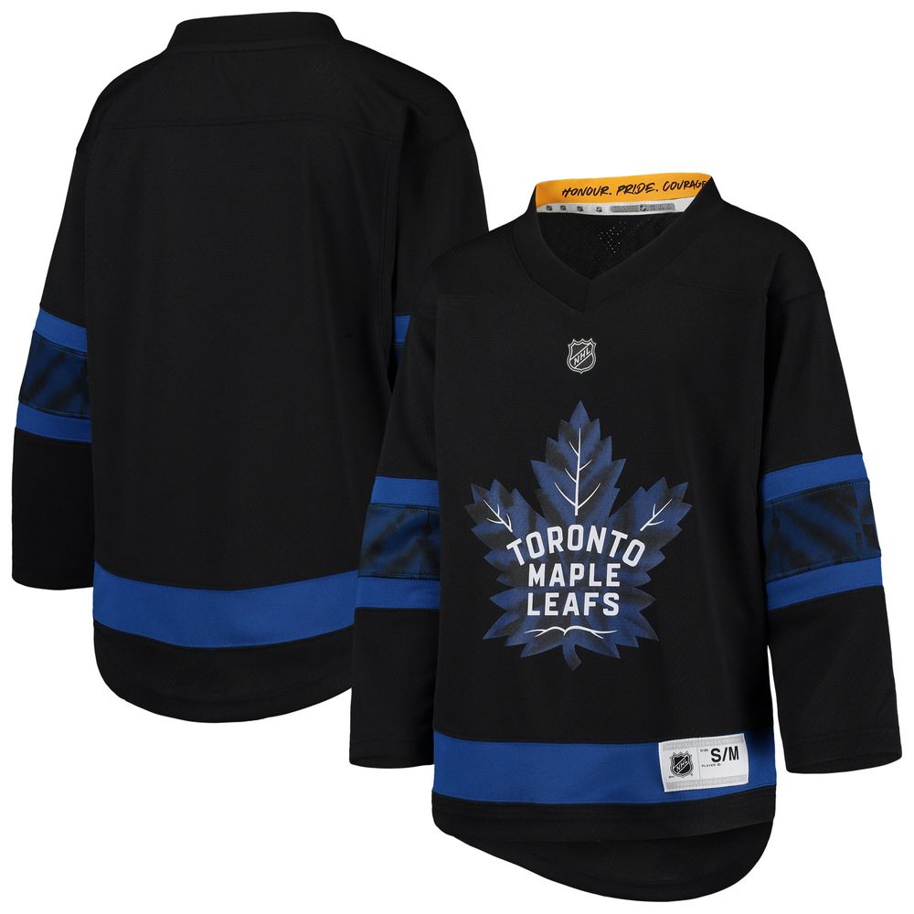 Youth Black Toronto Maple Leafs Alternate Replica Team Jersey