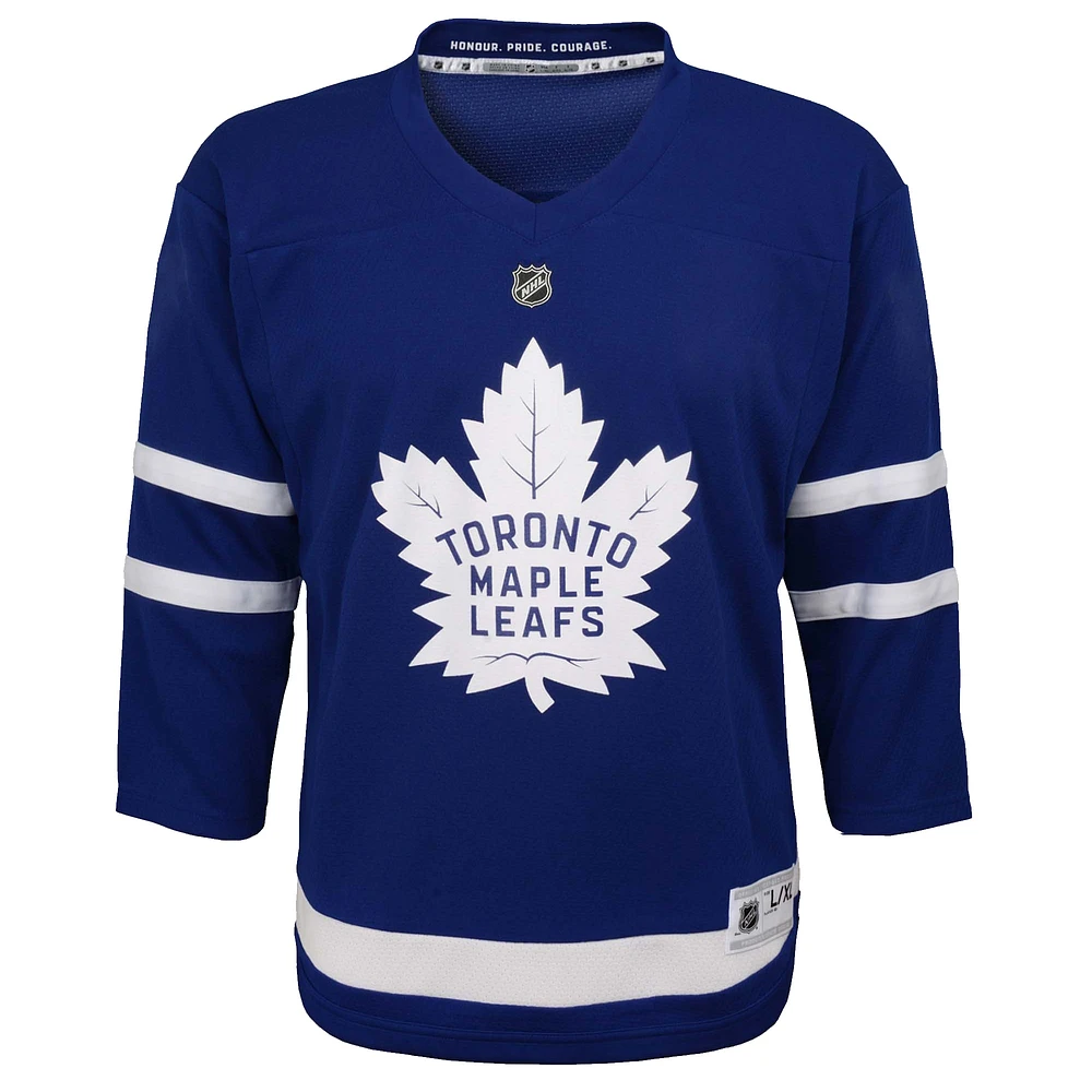 Maillot de réplique à domicile des Maple Leafs Toronto bleu pour jeunes