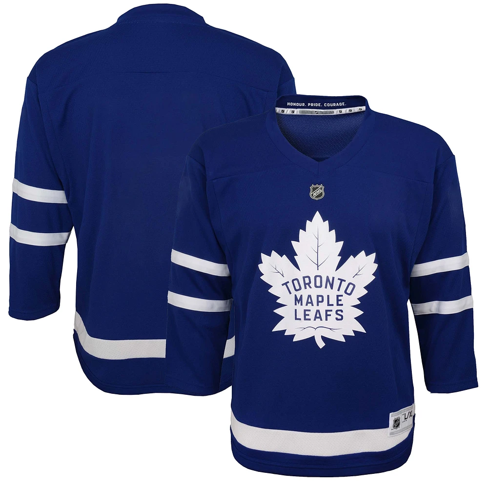 Maillot de réplique à domicile des Maple Leafs Toronto bleu pour jeunes