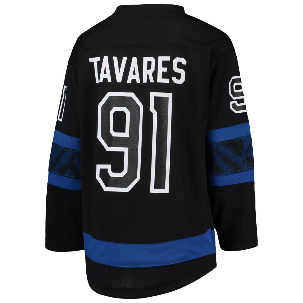 Youth John Tavares Black Toronto Maple Leafs Alternate Replica Player Jersey