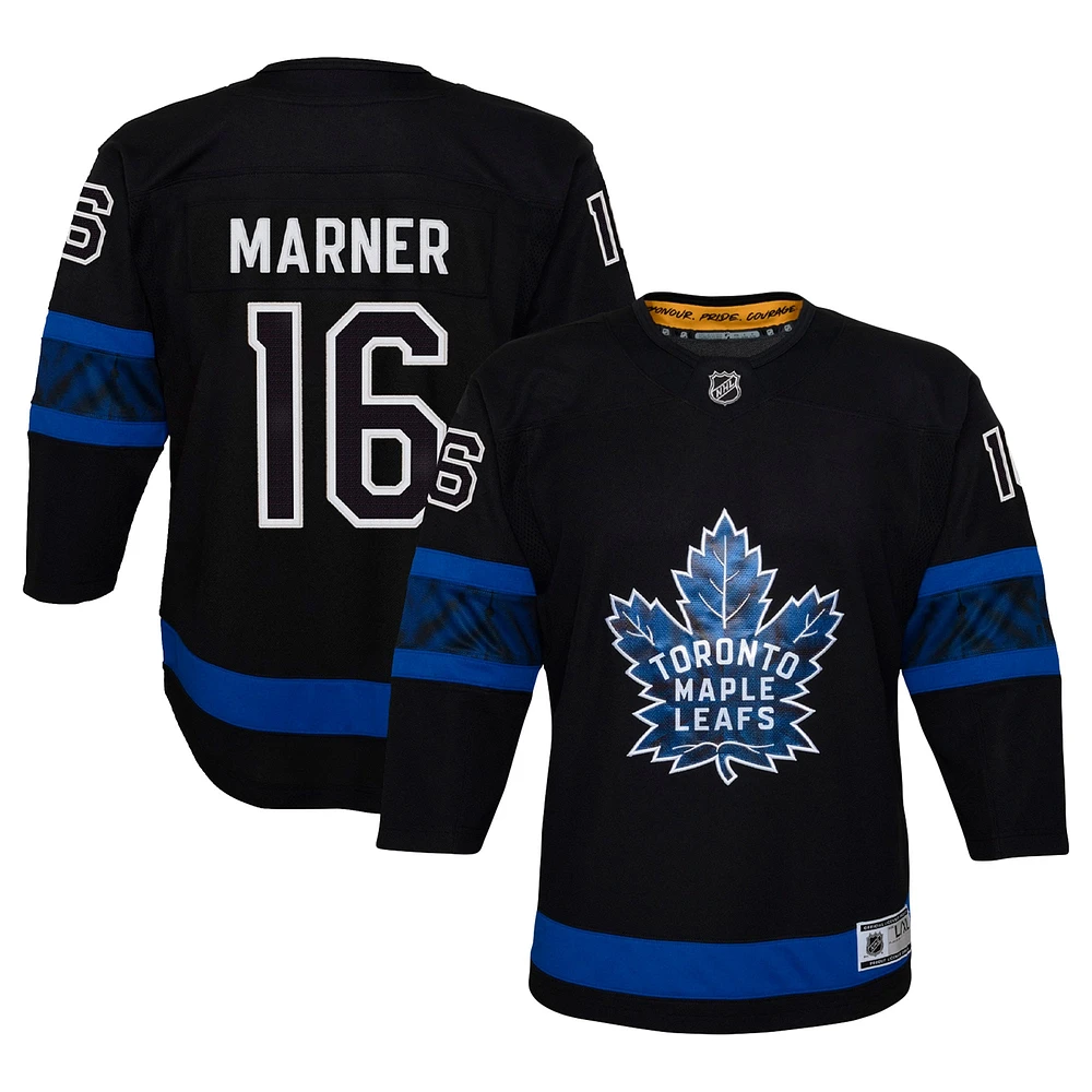 Youth Mitchell Marner Black Toronto Maple Leafs Alternate Premier Player - Jersey