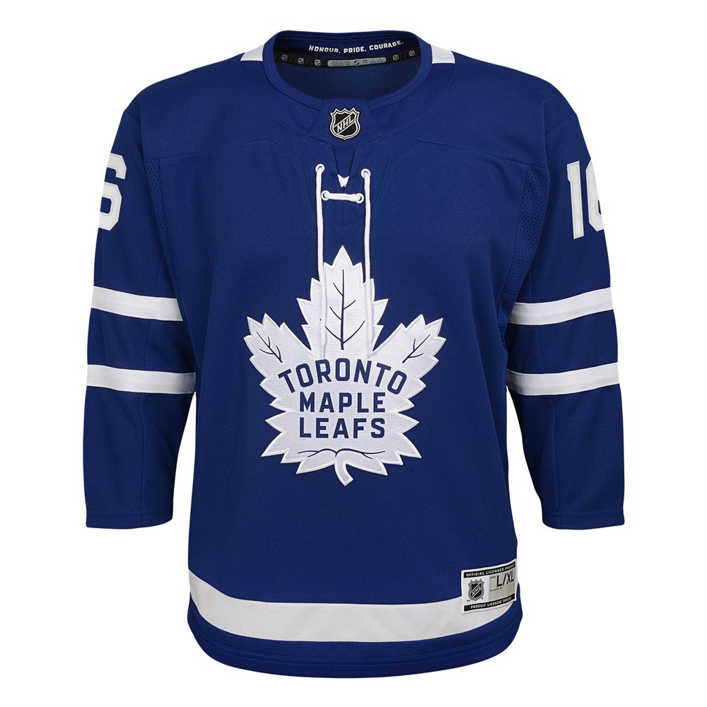 Youth Mitchell Marner Blue Toronto Maple Leafs Home Premier Player - Jersey