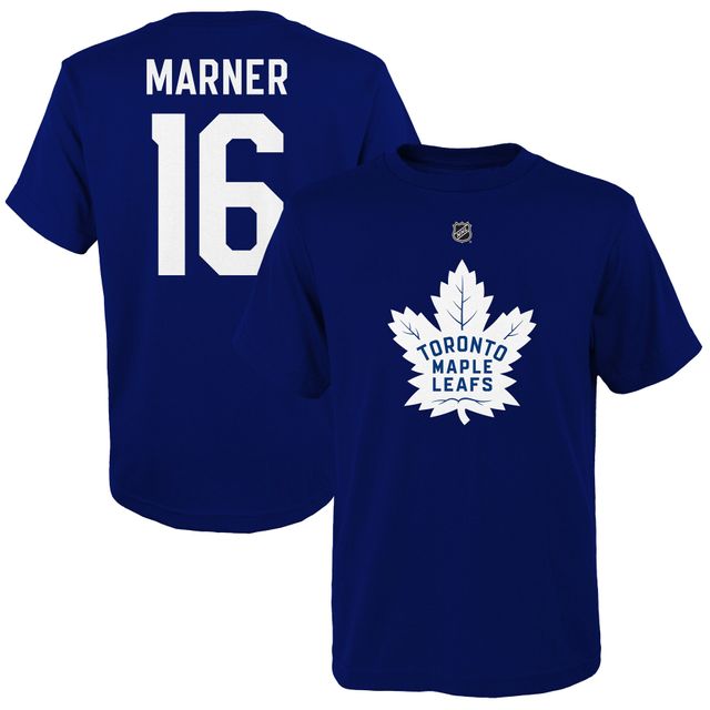 Jeune Mitchell Marner Blue Toronto Maple Leafs Nom et numéro du joueur - T-shirt