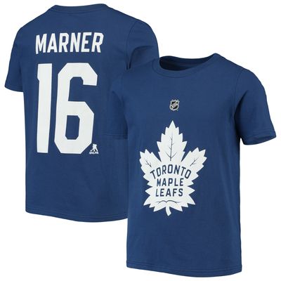 Youth Mitchell Marner Blue Toronto Maple Leafs Player Name & Number