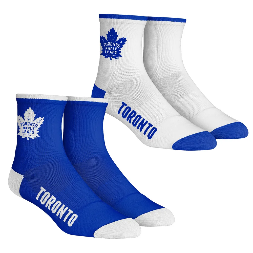 Lids Toronto Maple Leafs Rock Em Socks Youth Allover Logo & Paint Crew  Socks