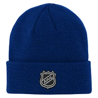 Youth Toronto Maple Leafs Blue Essential Cuffed Knit Hat