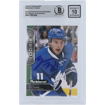 V106832 Leafs Zach Hyman Toronto Maple Leafs Autographié 2016-17 Upper Deck Parkhurst #363 Beckett Fanatics Witnessed Authenticated 10 Rookie Card 11 Zach Hyman AUT UPD TRADING CARDS 45670 AUTTRC CA01HK4495 #5