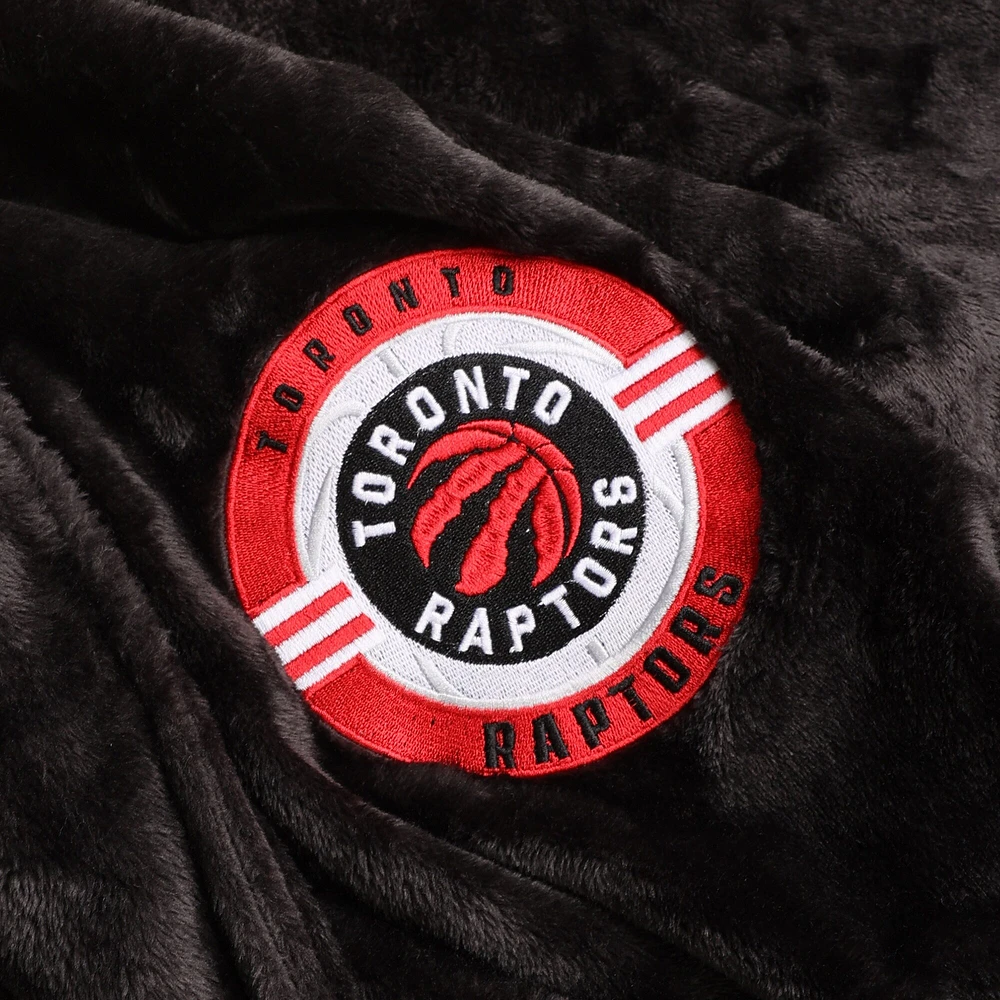 Black Toronto Raptors Plush Robe