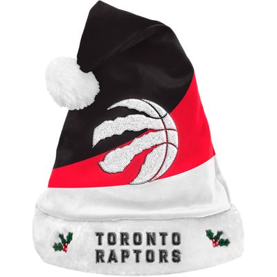FOCO Toronto Raptors Logo Colorblock Santa Hat