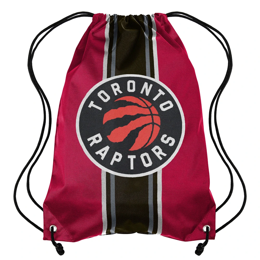 FOCO Toronto Raptors Team Stripe - Drawstring Backpack