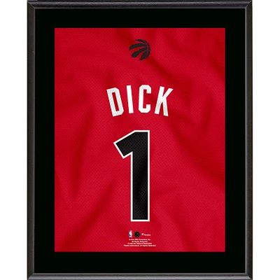 Gradey Dick Toronto Raptors 10.5" x 13" Jersey Number Sublimated Player Plaque