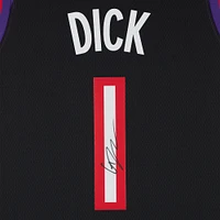 Maillot Nike Classic Swingman violet autographié par Gradey Dick des Toronto Raptors