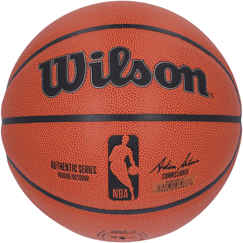 Gradey Dick Toronto Raptors Autographed Wilson Authentic Series Indoor/Outdoor Basketball