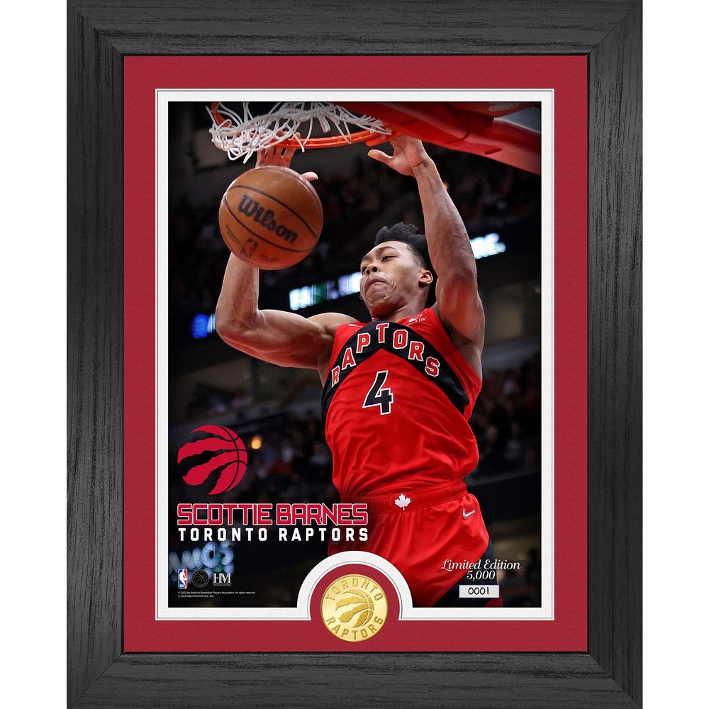 Highland Mint Scottie Barnes Toronto Raptors 13" x 16" Bronze Coin - Photo Mint