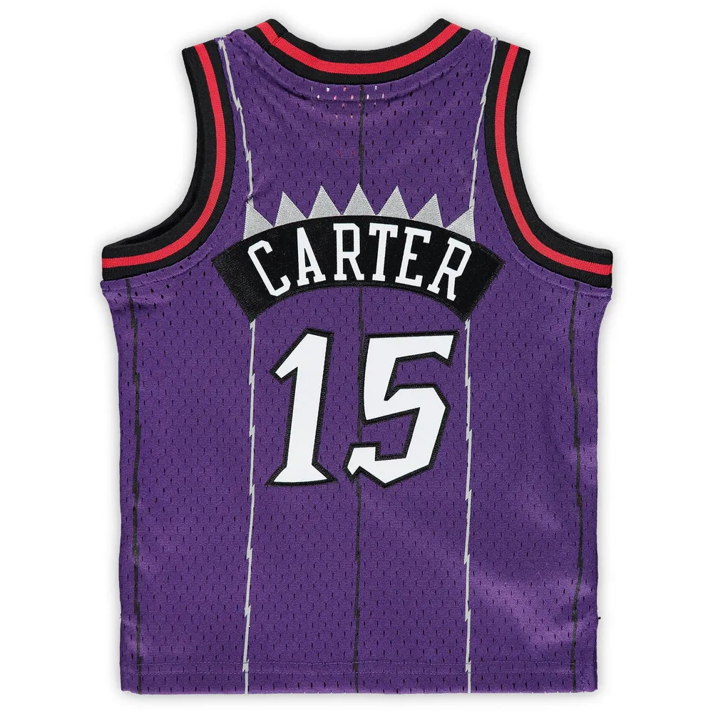 Infantile Mitchell & Ness Vince Carter Violet Toronto Raptors 1998/99 Hardwood Classics Joueur à la retraite Jersey