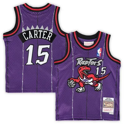 Infantile Mitchell & Ness Vince Carter Violet Toronto Raptors 1998/99 Hardwood Classics Joueur à la retraite Jersey