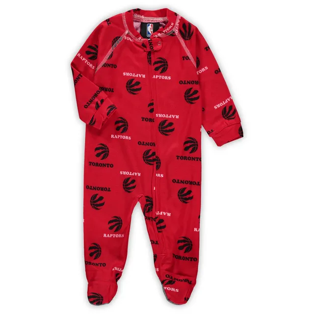 Newborn & Infant Red St. Louis Cardinals Raglan Full-Zip Sleeper