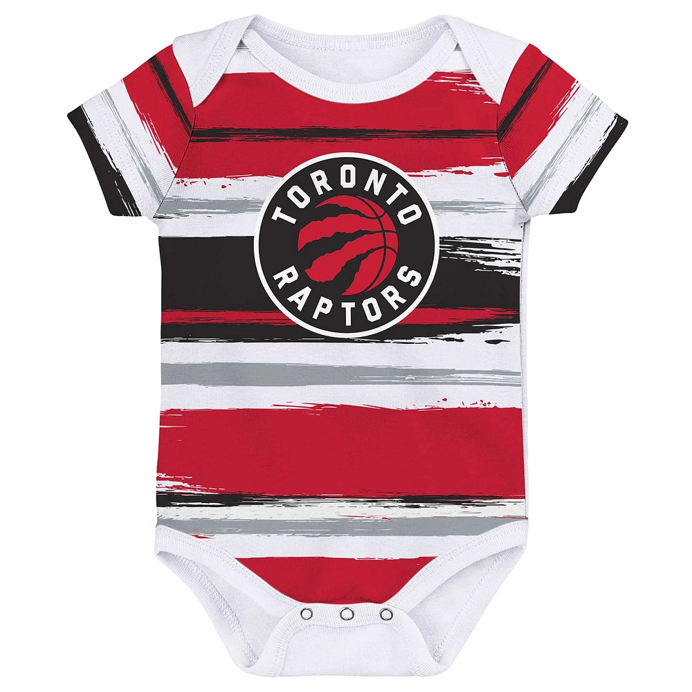 Infant White/Red Toronto Raptors Lifestyle Team Favorite - Bodysuit