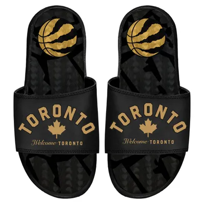 ISlide Noir Toronto Raptors 2022/23 City Edition Sandales à enfiler en gel