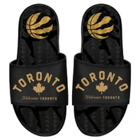 ISlide Noir Toronto Raptors 2022/23 City Edition Sandales à enfiler en gel