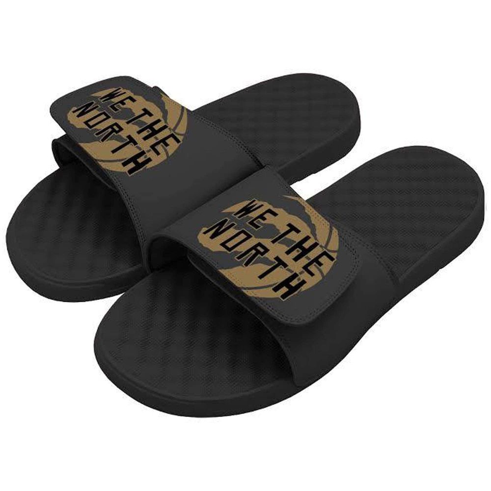 ISlide Black Toronto Raptors We The North - Flip Flops