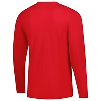 Men's Fanatics  Red Toronto Raptors Long Sleeve T-Shirt