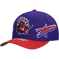 Men's Mitchell & Ness Purple/Red Toronto Raptors AS2K Stars Pro Crown Adjustable Hat
