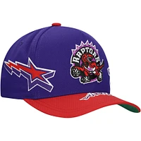Men's Mitchell & Ness Purple/Red Toronto Raptors AS2K Stars Pro Crown Adjustable Hat